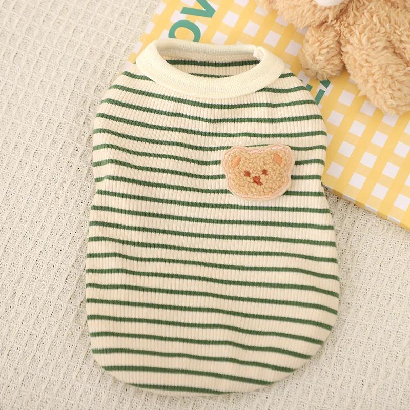 Summer Breathable Pet Vest for Dogs Outdoor Activities Cool Breathable Legs Round Neck Short Sleeved Shirt Dog Summer Clothes