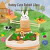Rabbit Farm Pulling Radishes: Digital Scale Toy for Children's Early Learning and Logic Development