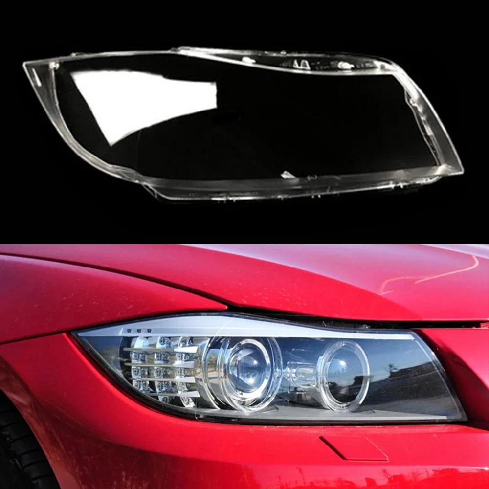 TXDQ1 Car Headlight Cover Transparent Lampshade Lamp Glass Lens Shell For BMW 3 Series E90 E91 318 320 325 328 335 2005~2012 Xenon