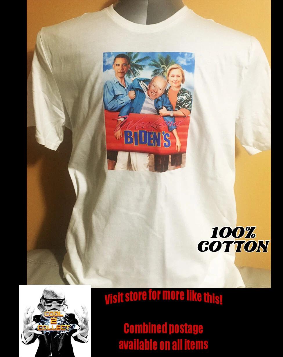 Cool Retro Movie Shirt - Weekend at Biden s - Funny political S