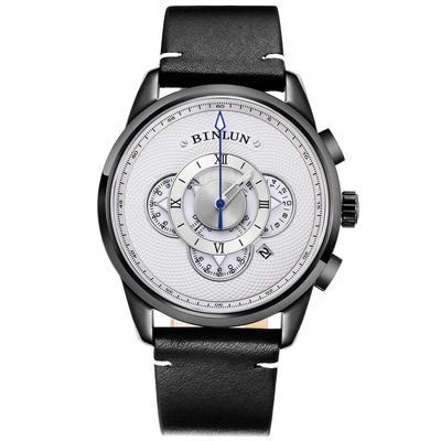 Quartz Hand Display Date and Time Indication Multipurpose Hand Chart 30M Waterproof Black Dermal Hand Chart Men's [product]