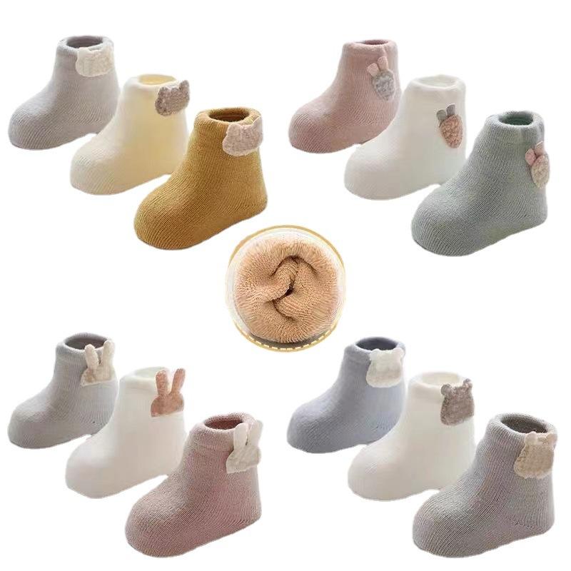 Socks Women Low Socks Non Flat  Line 3 Pairs
