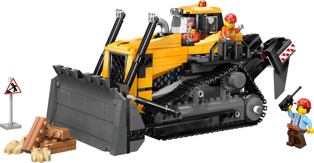 Lego City 60466. Bulldozer Giallo