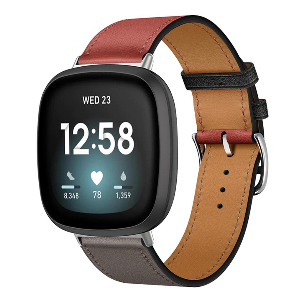 Leather Bracelet Strap For Fitbit Versa 4 3 2 1 Versa Lite Smart Watch Wristband Replacement Strap For Fitbit Sense/sense 2 Watchband