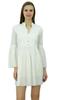 Bimba Women Designer Short Boho Dress With Gathers On Waist & Ruffle Sleeves