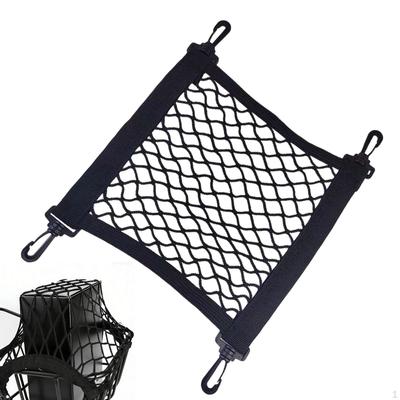 Motorcycle Cargo Net with Hooks for Motorbike Cycling Accessory Luggage Rack Standard 25cmx30cm