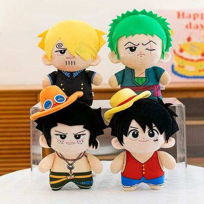 Jucării de pluș Anime Luffy Zoro Ace Sanji Jucărie de pluș Păpușă Accesorii pentru rucsac Jucării cadou de Crăciun pentru copii Păpușă drăguță Cadouri de ziua de naștere