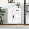 Vidaxl Mobile, Bianco, 69,5X34X90 Cm, Materiale a Base di Legno