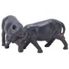 Bull Statue Resin Material Representing Good Luck Compact Modern Style Vivid Animal Sculpture for