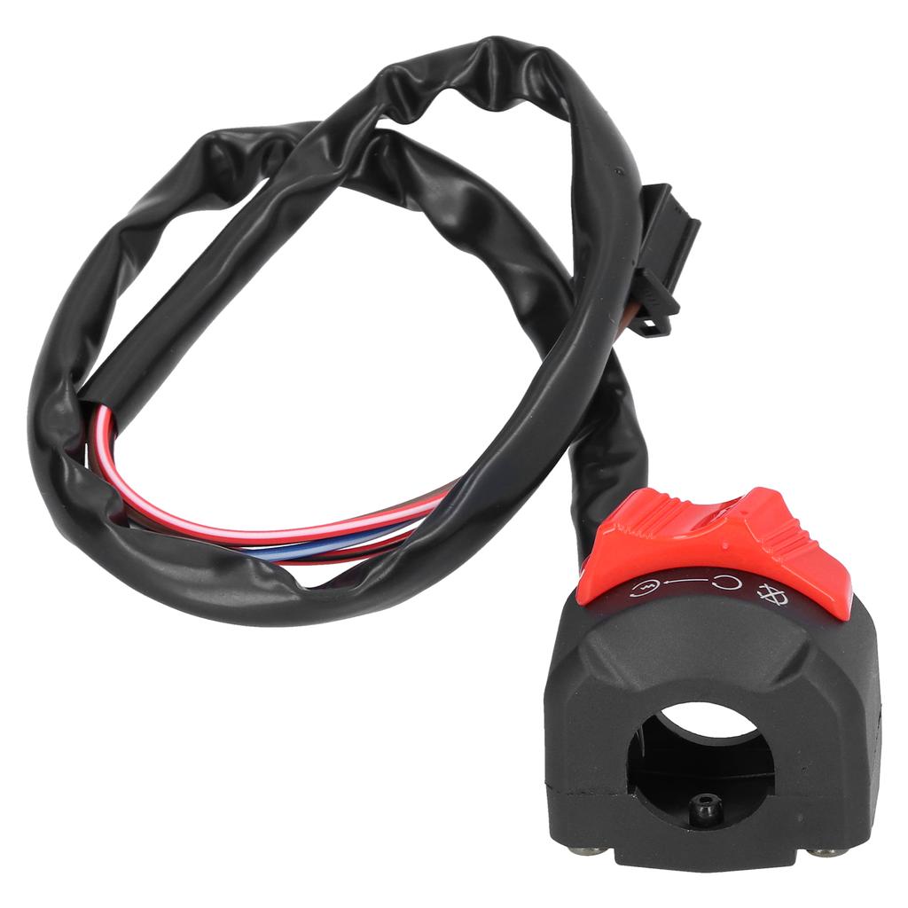 78in Przełącznik Kierownicy Wodoodporny Motocyklowy Kontroler Przycisku Start Stop Uniwersalny