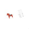 Dalecarlian Horse Sculpture for Aquarium Decor Unique Collectible Figurine with Easy Installation