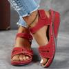 Fashion Summer Woman Sandals Outdoor Lightweight Wedge Party Sandals Women 2025 New Breathable Open Toe Women Shoes Sandalias De Mujer