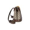 Gucci Ophidia Double G Logo Adjustable Shoulder Strap GG Supreme Canvas Mini Backpack Women Backpack Ebony Beige 795221-96IWG-8745