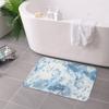 1PC Marbled Watercolor Kitchen Rug Non-Slip Door Mat Pop Design Bathroom Rug Bath Mat Carpet for Home Sink Laundry Ecoreeree