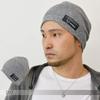 Avirex Knit Cap Beanie Gray (Type A, (Jacquard Knit))