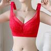 Adjustable Bra Women's Plus Size Strapless Bra Anti Glare Thin Design Gathered Together Anti Sagging and Double Breasted Bra
