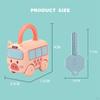 Montessori Toys Set Preschool Development Skills Locks and Keys Car