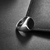 Fashion Men's Ring Punk Rock Smooth 316L Stainless Steel Signet Ring for Men Hip Hop Party Jewelry Male Wedding