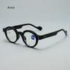 Herren Retro Lesebrille Anti Blaulicht Brille Trend Ultraleicht Rundes Gestell Damen Alterssichtige Brille Gestell Unisex