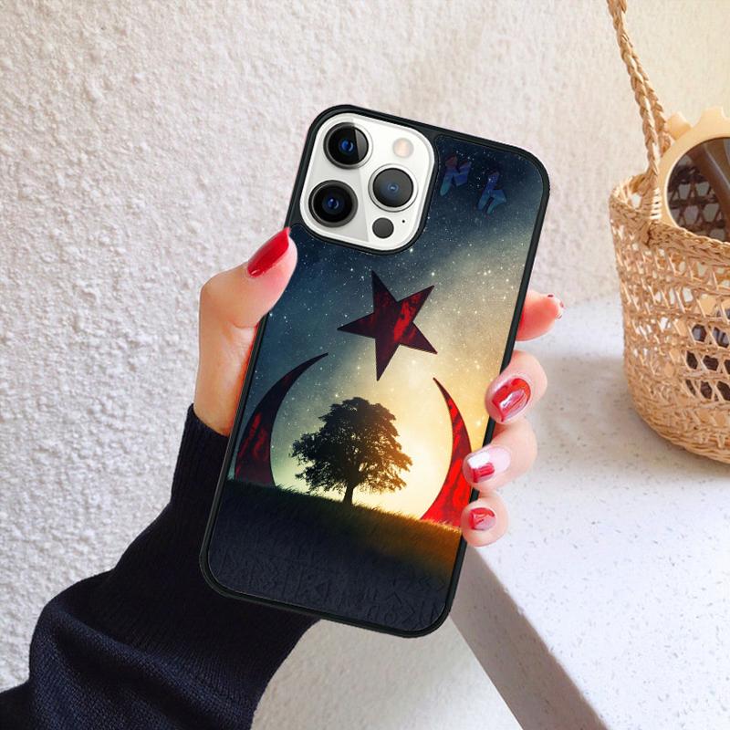 TURKEY TURKISH FLAG Phone Case for iPhone 17 Air 16 PRO MAX 15 14 PLUS 12 11 13 Back Cover Fundas Shell coque