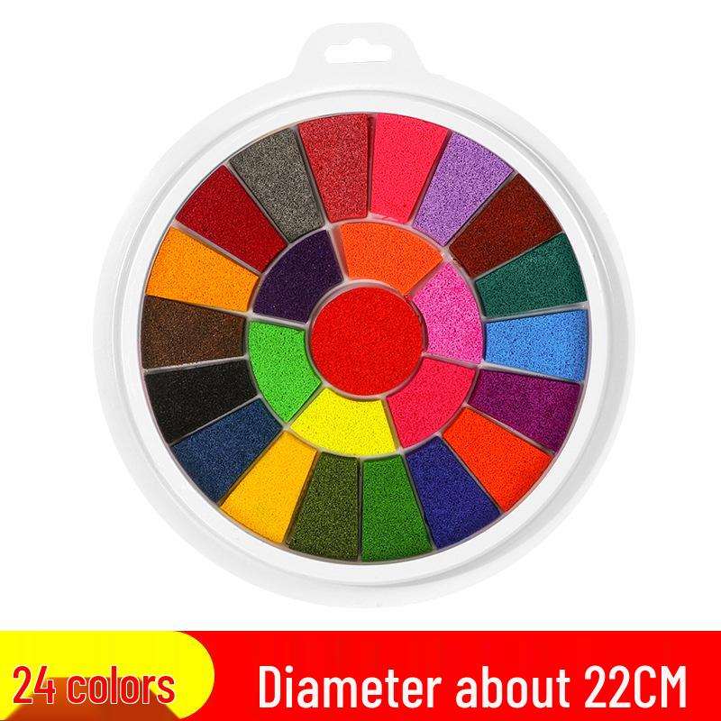 Washable Finger Paint Ink Pad for Kids: Perfect for Kindergarten Art and Palm Prints