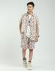 Boys Regular Fit Printed Co-ord Set | Half Sleeve Shirt with Shorts | Casual Co-ord Set for Boys