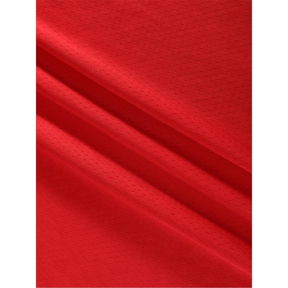 2026 New Red Crew Neck Jersey Vest Basketball Game Jersey Summer Thin Breathable Quick Drying