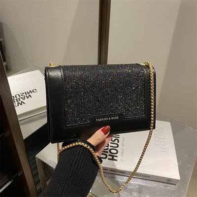 Fashion Chain Single Shoulder Messenger Bag Temperament Underarm Bag Commuter Small Square Bag Women