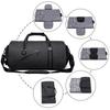 Foldable Business Travel Bag: Large Capacity, Wet/Dry Separation, Luggage Handle Attachment