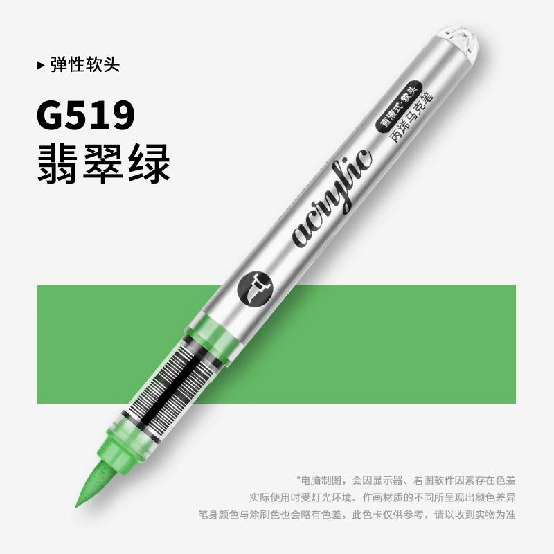 GRASP 120/1 Colors Acrylic Paint Pens Markers Brush Tip Paint Markers for Rock Painting Wood Stone,Christmas DIY Art Supplies