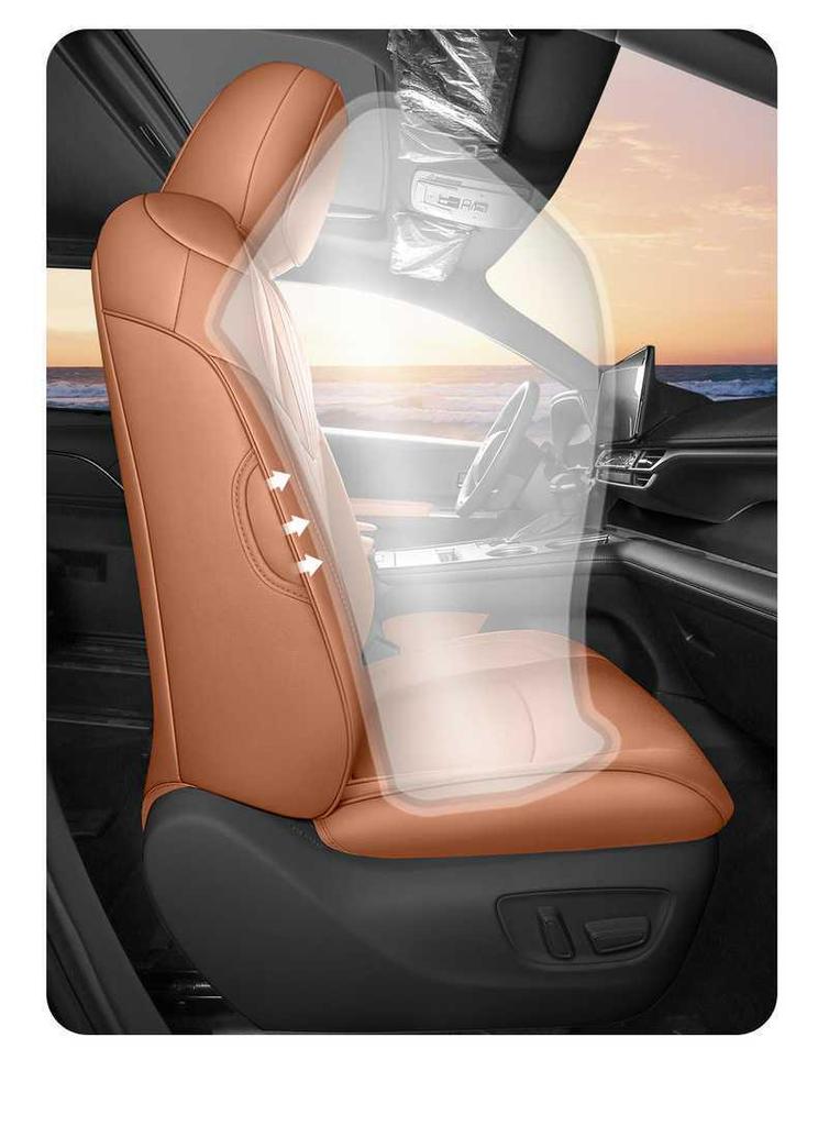 Oddychająca Pokrowiec na Siedzenie 7-osobowy do Toyota Sienna - Na Wszystkie Pory Roku