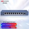 Switch Não Gerenciado Gigabit PoE de 10 Portas HIKVISION