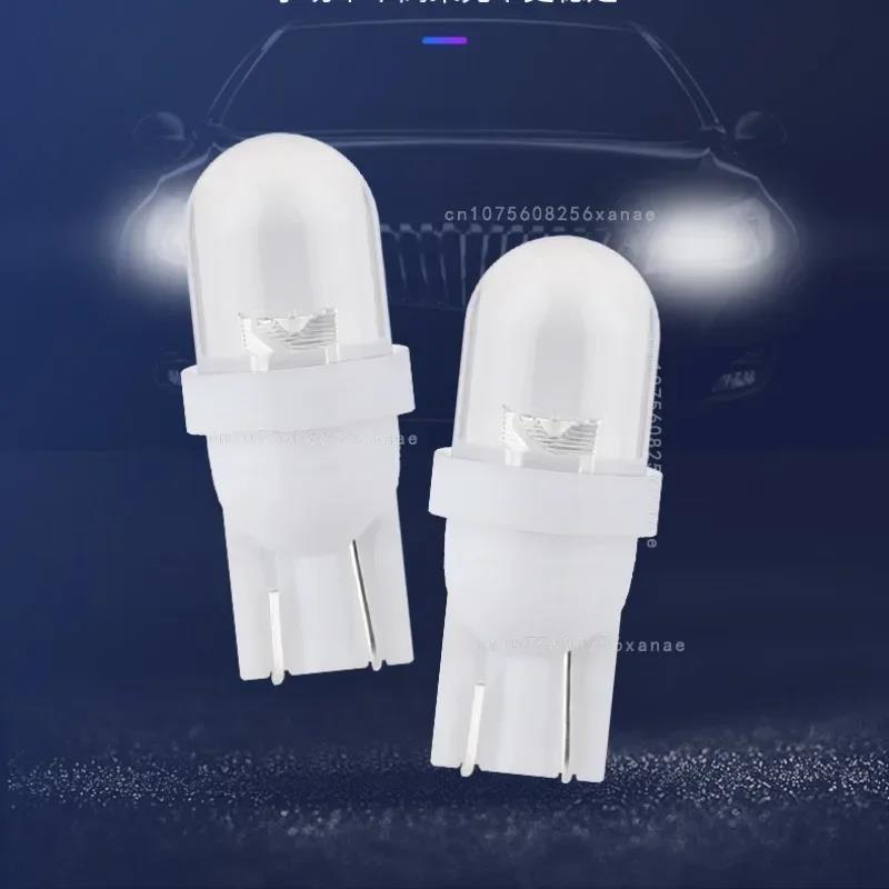 10-30pcs Car T10 Led Bulbs LED Light Cold White Silica Auto Interior Dome Reading Wedge Side Door Trunk Lamp License Plate Lamp Bulbs 7