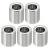 PATIKIL M10 Stainless Steel Spacers Set of 5 Metal Spacers Stainless Steel 10.2mm ID