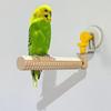 DIY Suction Cup Bird Climbing Perch Non-slip Grinding Claws Pole  Cage Enrichment
