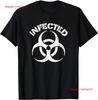 Infected Biohazard Toxic Distressed Grunge Novelty T Shirt Vintage Washed Top For Everyday Wear Graphic Soft Versatile