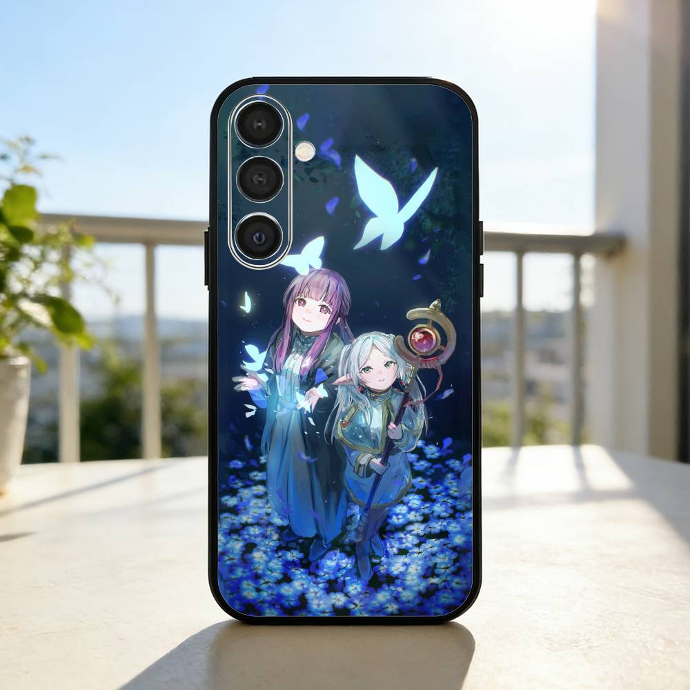 Sousou No F-Frieren Phone Case For Samsung  A73,72,71,A52,51,40,41,A22,A32,31,A13, Soft Black Shell