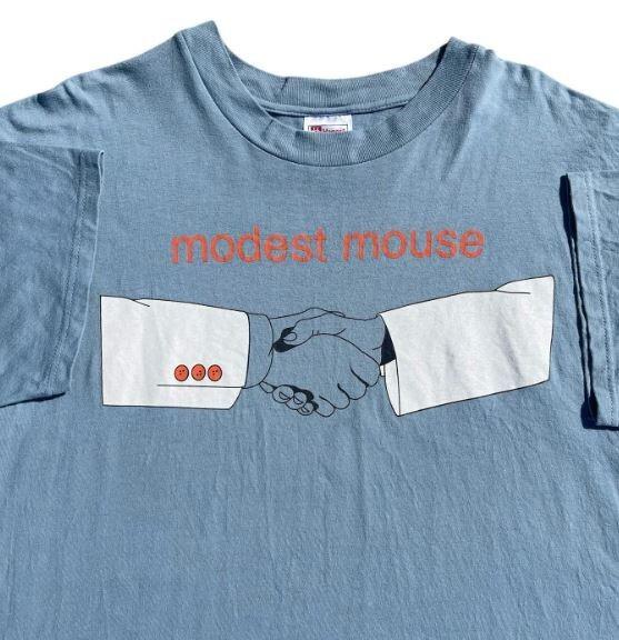 90s Modest Mouse band Light Blue Unisex Short Sleeve T shirt Vtg Unisex T-Shirt XXXXL