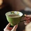 YiPan Ceramic Anti-Scald Coffee Cup with Hand-Painted Design