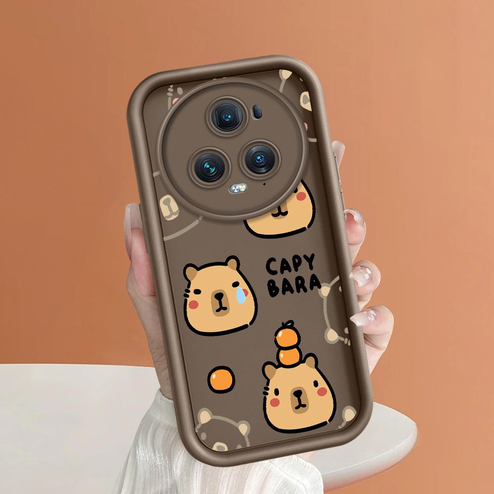 

Мягкий силиконовый квадратный чехол с рисунком лестницы для телефона, полное покрытие, противоударный защитный резиновый чехол для камеры для Huawei Honor Huawei Nova 10 SE коричневый