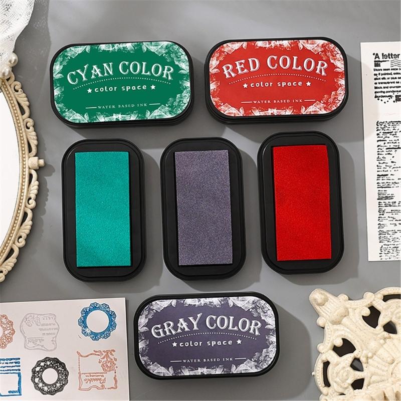 Quick-Drying Ink Pad Scrapbooking Ink Pad Retro Color Ink Pad Water Based Ink Pad for Projects