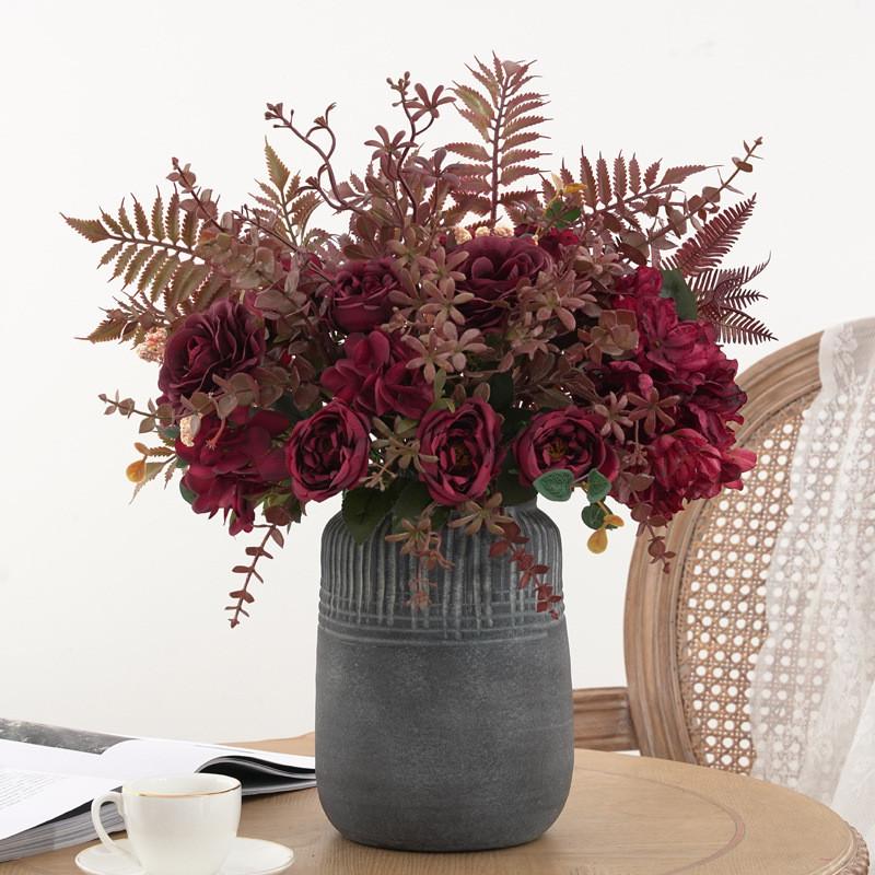 Artificial Leaf Fern Decor With Durable Material Indoor Home Scene Photography