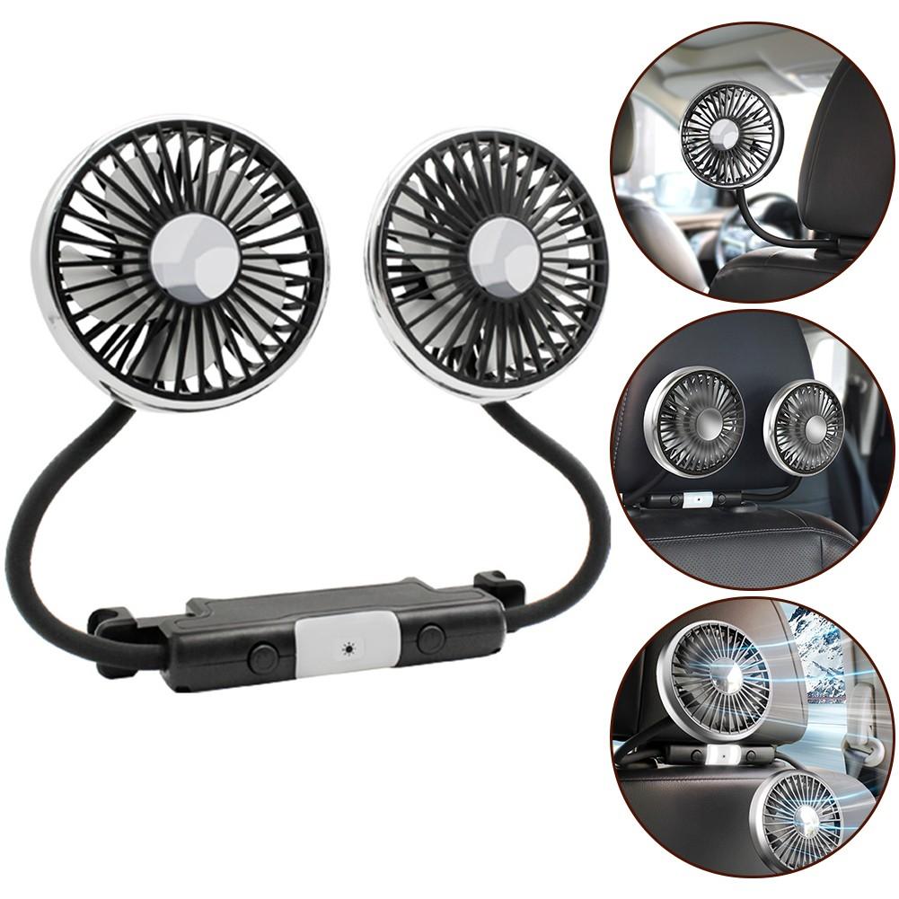 Tragbarer 360°-Autolüfter, magnetischer Lüfter, einstellbarer Auto-Hecklüfter