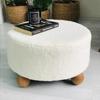 Handmade Seating Pouf Coffee Table Living Room Cat Bed Makeup Table Pouf Multi-Purpose