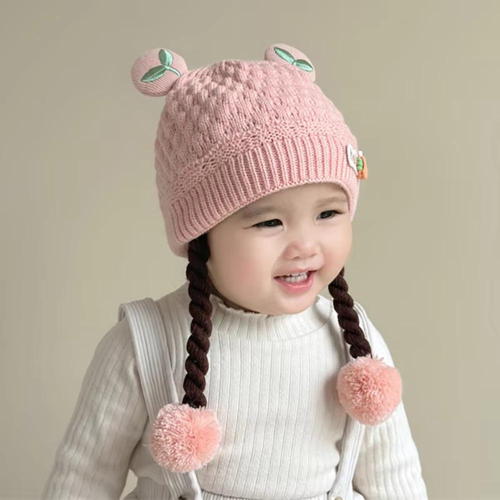 Keep Warm Baby Ear Protection Cap Thickened Toddler Beanie Cute Kids Beanie Cap Winter