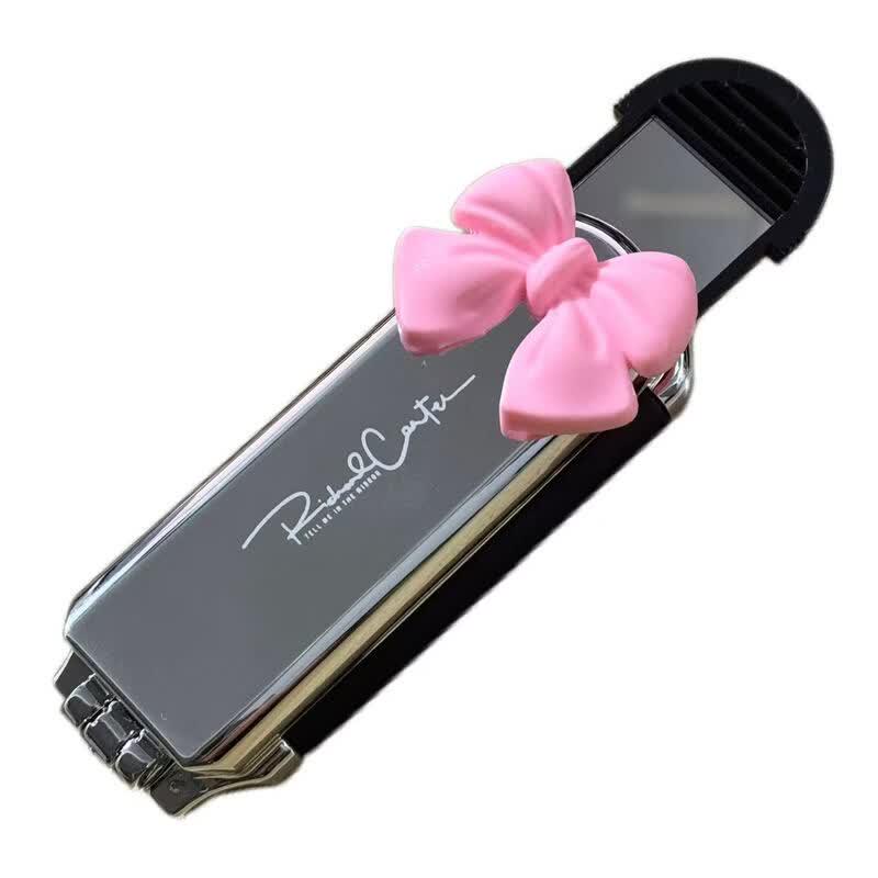 DingLe Portable Folding Air Cushion Comb with Makeup Mirror