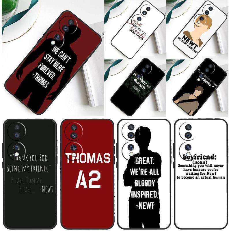 The Maze Runner Qoutes Case For Honor Magic 7 Lite 5 6 Honor 200 Pro 50 70 90 Lite X9a X8a X8 X9 X8b X9c X9b Cover
