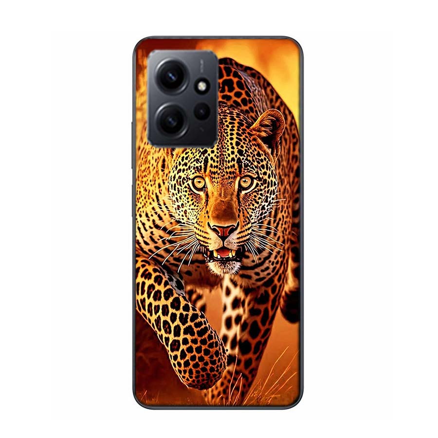 Majestätisches Leoparden-Handyhülle Für Redmi 12 13C 12C 15C 9 10 10C Note 13 Pro Plus 14 15 Pro 9T 9C 9A TPU Weiche Hülle Klare Handyhülle