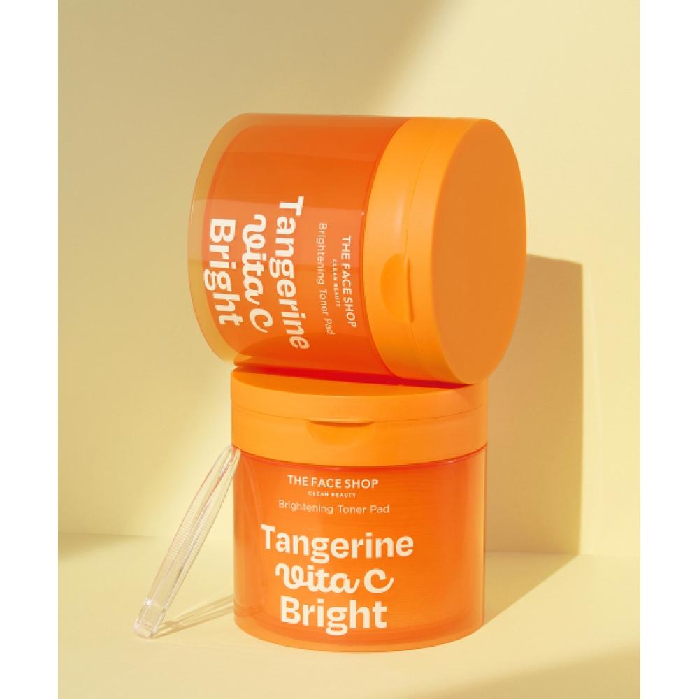 The Face Shop Tangerine Vitacie Brightening Toner Pad 180ml