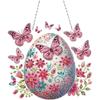 2pcs Acrylic 2D Flat DIY Special Shape Hanging Diamond Art Kits Diamond Painting Set Rhinestone Diamond Art Window Pendants